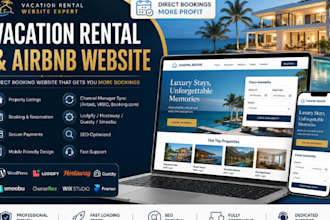 design a vacation rental website airbnb direct booking website