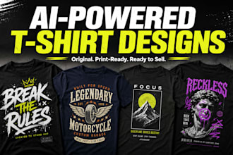 design ai powered tshirt and merch graphics for print on demand sellers