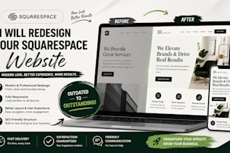 redesign revamp and modernize your squarespace website