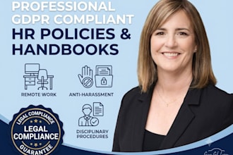 write professional, gdpr compliant HR policies and employee handbooks