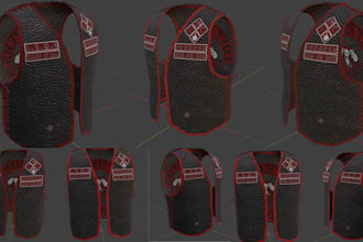 create fivem kuttes, custom clothing, mc kuttes, mc vest, and mc biker clothing