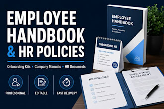 create an employee handbook, onboarding kit and HR policy manual