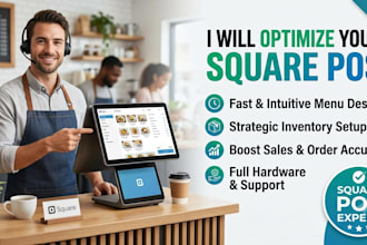 set up square pos and optimize your restaurant or retail menu for sales