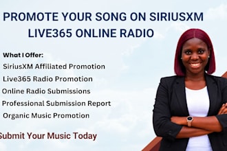air your song on siriusxm live365 online radio stations
