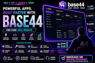 build base44, lovable ai and replit ai web apps