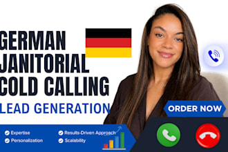 cold calling kaltakquise lead generation for janitorial or hvac in germany
