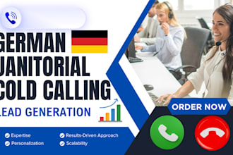 cold calling kaltakquise lead generation for janitorial or hvac in germany