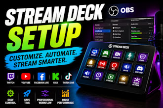 setup elgato stream deck for obs streaming and automation