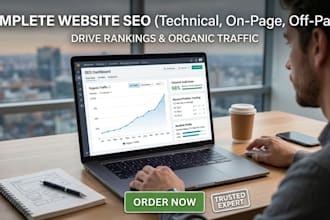 do on page, off page and technical SEO for your website