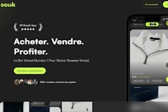 create custom scraping bot, vinted bot, discord vinted bot, vinted monitor bot