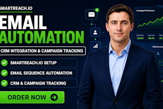smartreach io email automation CRM integration  campaign tracking