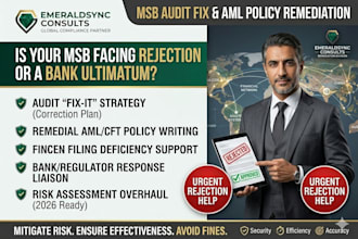 fix your msb compliance audit and draft your aml policy