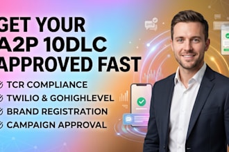 register a2p 10dlc tcr compliance twilio gohighlevel sms campaign approval