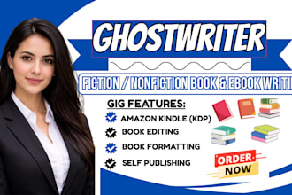 fiction ghostwriter, ebook ghostwriter, ghostbook writer, novel ghostwriter