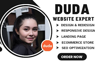 develop duda website design or duda website redesign using duda website builder