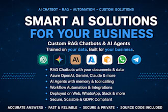 build a rag ai chatbot using azure chatgpt gemini or claude for your business