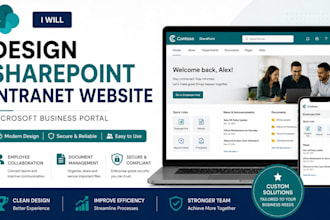 redesign sharepoint intranet website corporate business portal
