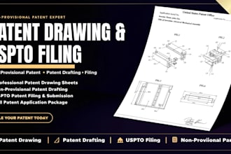 patent drawing uspto patent filing non provisional patent drafting filing