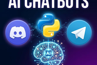 build a custom ai discord or telegram bot in python