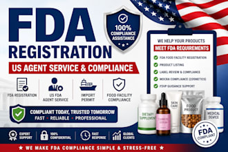 fda registration, fda listing, fda compliance, USA food import permit assistance