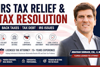 help resolve your irs tax debt, audits, liens, levies, and tax compliance issues