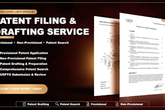 patent filing patent drafting patent search provisional patent non provisional