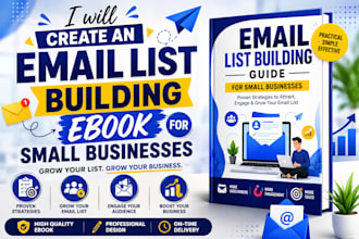 create an email list building ebook for small businesses