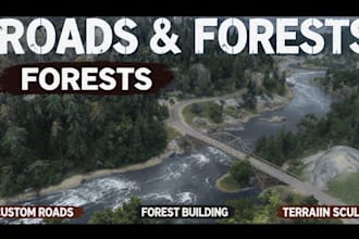 create custom roads, forests, and terrain modifications for dayz