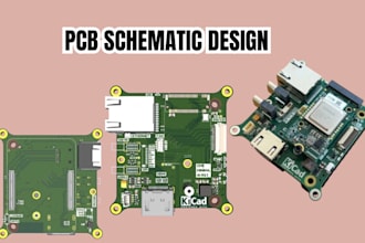 design pcb, schematic, circuit, gerber files, bom and manufacturing ready layout