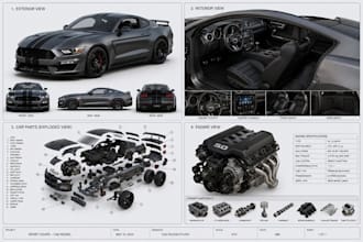 design 3d cars , vehicle cad models and  car parts manufacturing and rendering