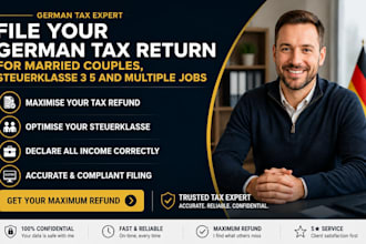 do german tax return, vat for couples, employee, steuerklasse, lohnsteuer refund