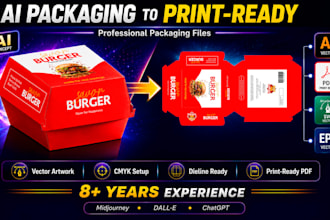 convert ai packaging design into print ready vector files