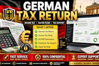 file german tax return, income tax and elster filing