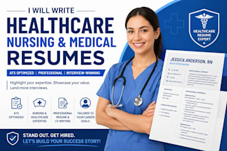 write healthcare nursing and medical resumes