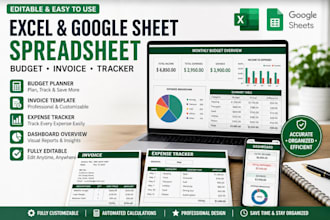 do editable excel spreadsheet google sheet budget invoice tracker
