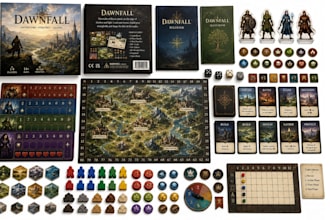 design custom board game assets, tokens, game components and kickstarter