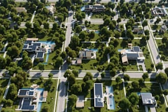 construct 3d master plan conceptual, site plan layout, hillside community design