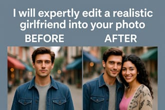 expertly edit a realistic girlfriend into your photo