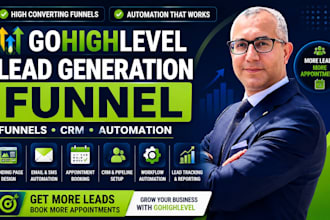 build a gohighlevel lead generation funnel for insurance agents
