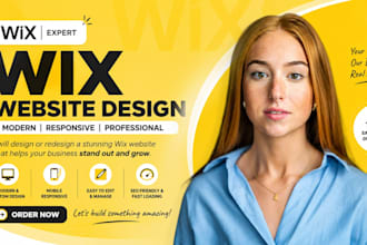 wix website design, wix website redesign, wix expert