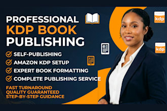 amazon kdp book publishing, kindle book publishing, and book formatting