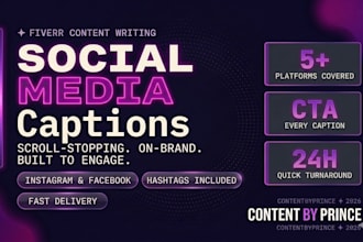 write engaging social media captions that boost engagement