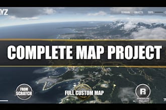 develop a complete custom dayz map project