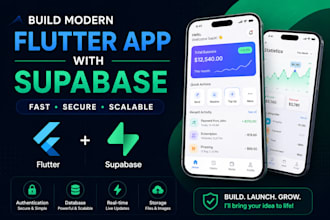 build a flutter app with supabase authentication