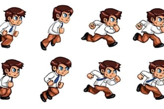 design pixel art characters sprites sprite sheets game assets 2d game art 8bit