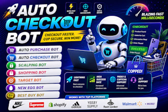 do auto purchase bot, auto checkout bot, walmart bot, target bot, shopping bot