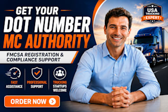 do dot and mc number registration with boc3 filing for trucking companies