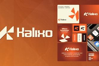 design logo for saas and tech businesses with a branding kit