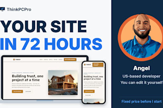 build a small business website in 72 hours