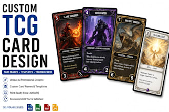 create trading card game design, trading card game template, tcg card frame